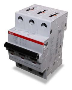 Circuit breaker S203M 3-pole B16A 10KA
